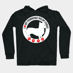 I Love My Pembroke Welsh Corgi Hoodie